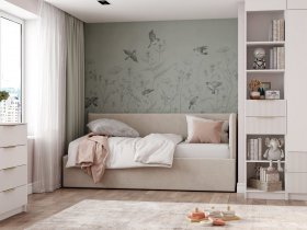 Диван-кровать Бенто (крем) в Джебарики-Хае - dzhebariki-haya.mebel-nsk.ru | фото
