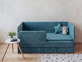 Диван-кровать Happy (бирюзовый) в Джебарики-Хае - dzhebariki-haya.mebel-nsk.ru | фото