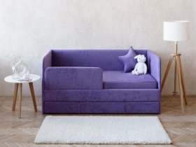 Диван-кровать Happy (сиреневый) в Джебарики-Хае - dzhebariki-haya.mebel-nsk.ru | фото