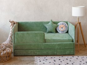 Диван-кровать Happy (зеленый) в Джебарики-Хае - dzhebariki-haya.mebel-nsk.ru | фото