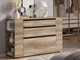 Комод КМ-06 Энигма (венге/дуб каньон) в Джебарики-Хае - dzhebariki-haya.mebel-nsk.ru | фото