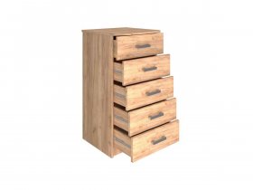 Комод Км004.1 Ирина (дуб крафт золотой) в Джебарики-Хае - dzhebariki-haya.mebel-nsk.ru | фото