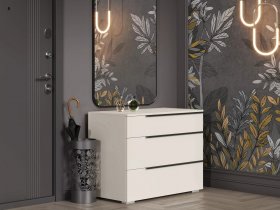 Комод с 3 ящиками Айри КМ-001 (кашемир) в Джебарики-Хае - dzhebariki-haya.mebel-nsk.ru | фото