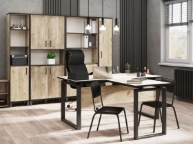 Комплект Гермес лофт (дуб крафт серый) в Джебарики-Хае - dzhebariki-haya.mebel-nsk.ru | фото
