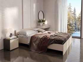Кровать двухспальная 1,6м Гиза в Джебарики-Хае - dzhebariki-haya.mebel-nsk.ru | фото