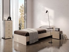 Кровать односпальная 0,9м Гиза в Джебарики-Хае - dzhebariki-haya.mebel-nsk.ru | фото