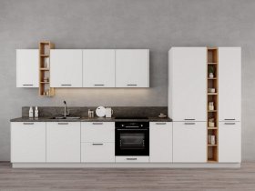 Модульная кухня Фортуна (белый) в Джебарики-Хае - dzhebariki-haya.mebel-nsk.ru | фото