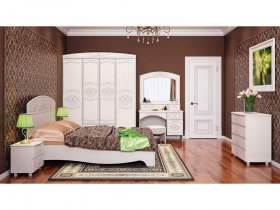 Модульная спальня Каролина в Джебарики-Хае - dzhebariki-haya.mebel-nsk.ru | фото