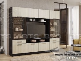 Модульная стенка Фиеста NEW (BTS) в Джебарики-Хае - dzhebariki-haya.mebel-nsk.ru | фото