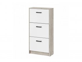 Обувница ОБ-2 Вега (дуб крафт серый/белый) в Джебарики-Хае - dzhebariki-haya.mebel-nsk.ru | фото