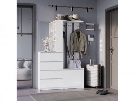 Прихожая Симпл ПР-04 (белый) в Джебарики-Хае - dzhebariki-haya.mebel-nsk.ru | фото