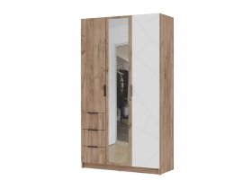 Шкаф трехстворчатый 1200 ШК-03 Орегон в Джебарики-Хае - dzhebariki-haya.mebel-nsk.ru | фото
