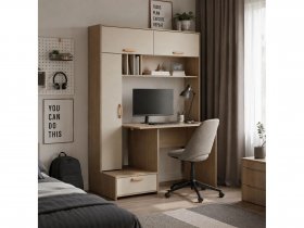 Стол письменный Лайт 03.243  (плэйн/сатин) в Джебарики-Хае - dzhebariki-haya.mebel-nsk.ru | фото