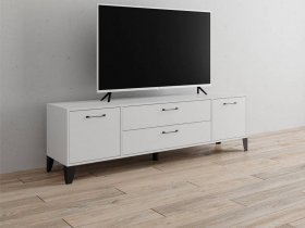 Тумба под ТВ Парус-13 (белый) в Джебарики-Хае - dzhebariki-haya.mebel-nsk.ru | фото