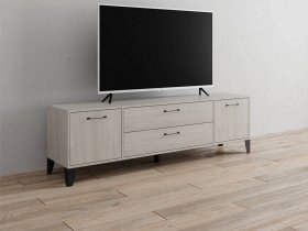 Тумба под ТВ Парус-13 (ясень анкор светлый) в Джебарики-Хае - dzhebariki-haya.mebel-nsk.ru | фото
